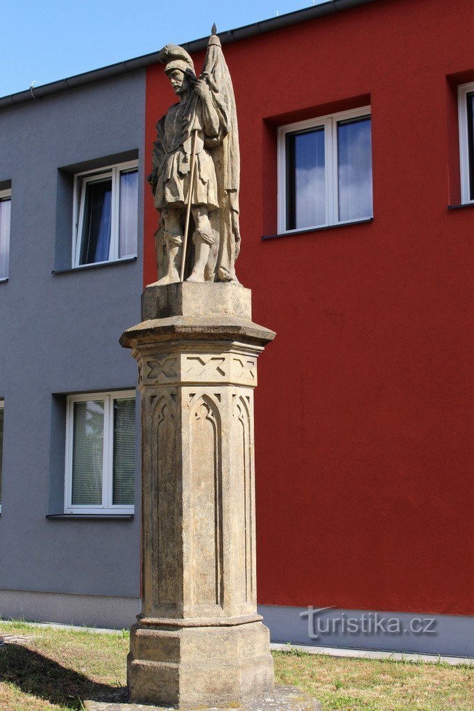 Letovice, estátua de S. Floriana