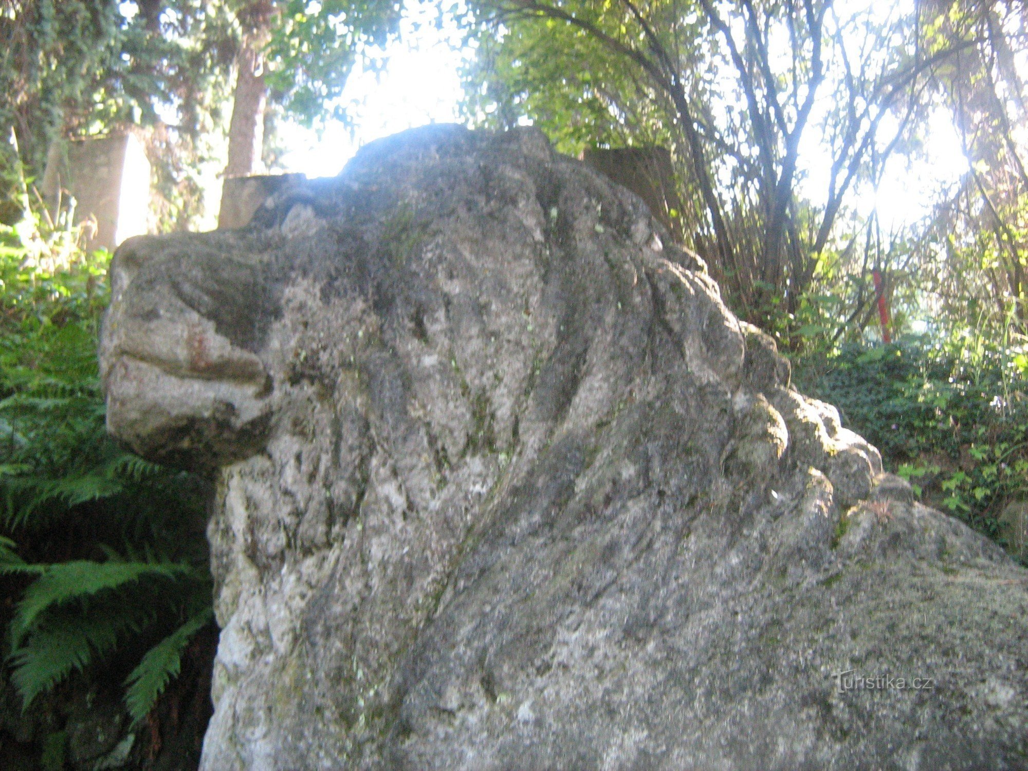 LION AT THE ENTRANCE