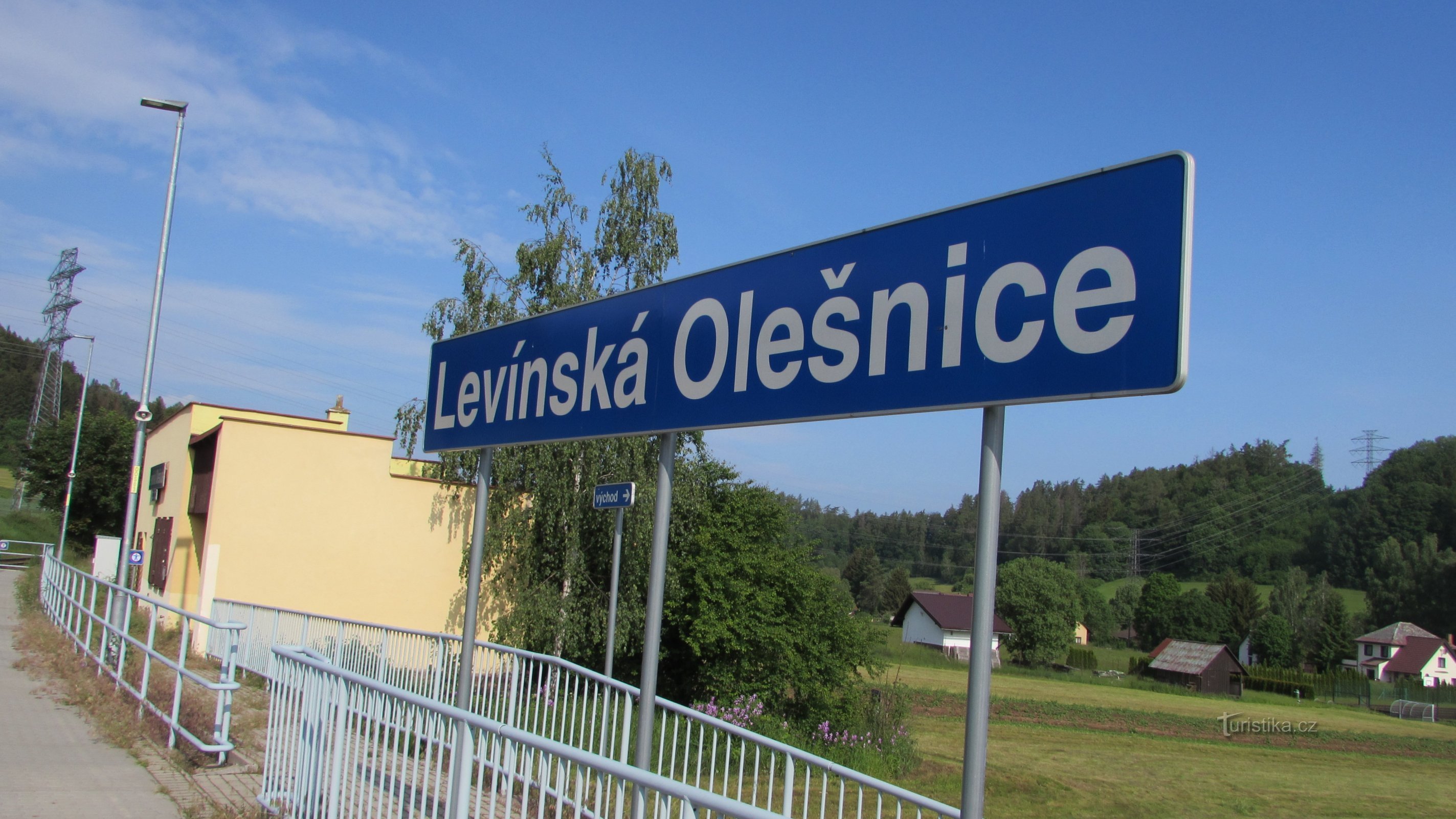 Levínská Olešnice - dworzec kolejowy