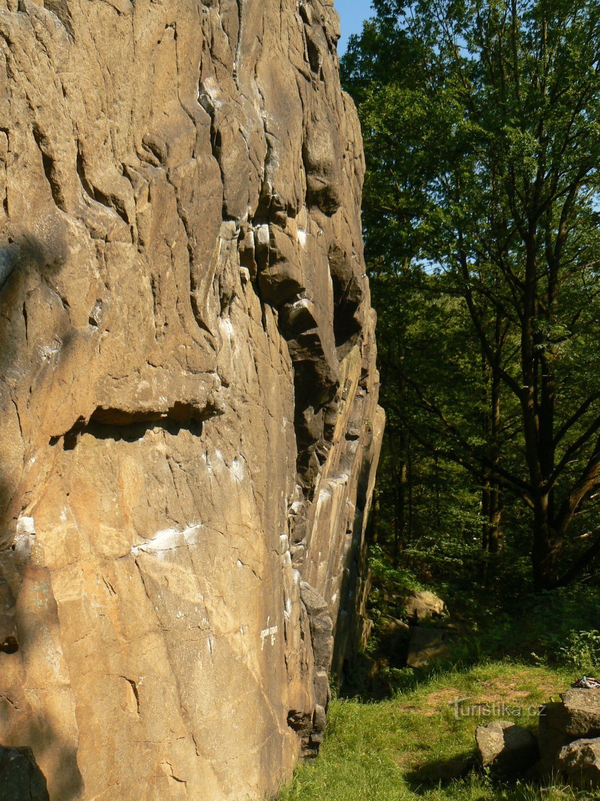 Radošovice perto da área de escalada Strakonic