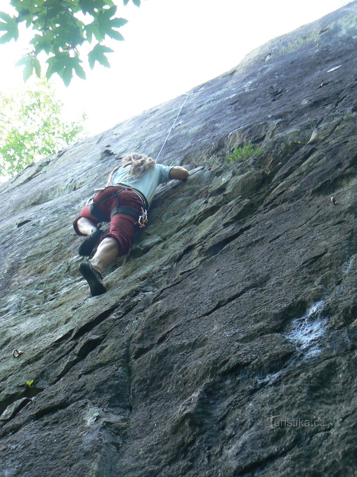 The climbing area of ​​the Lužnice pod Tábor valley