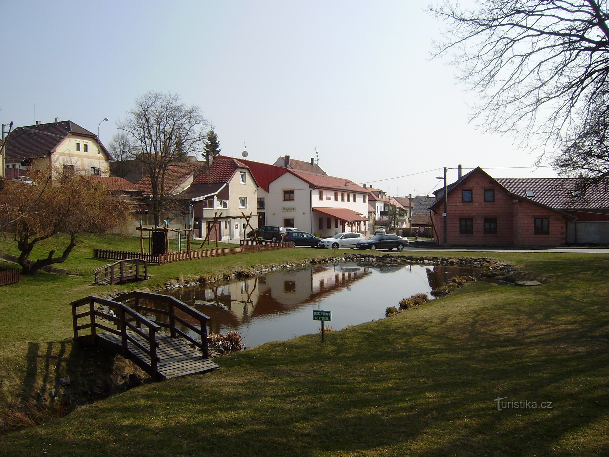 Lhota - kleiner Teich im Dorf