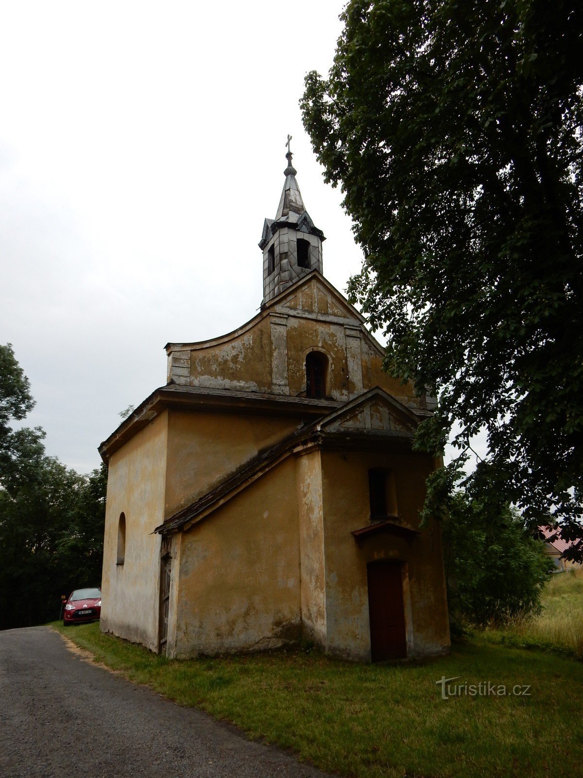 Lhotka - kapell av Ascension of St. kris