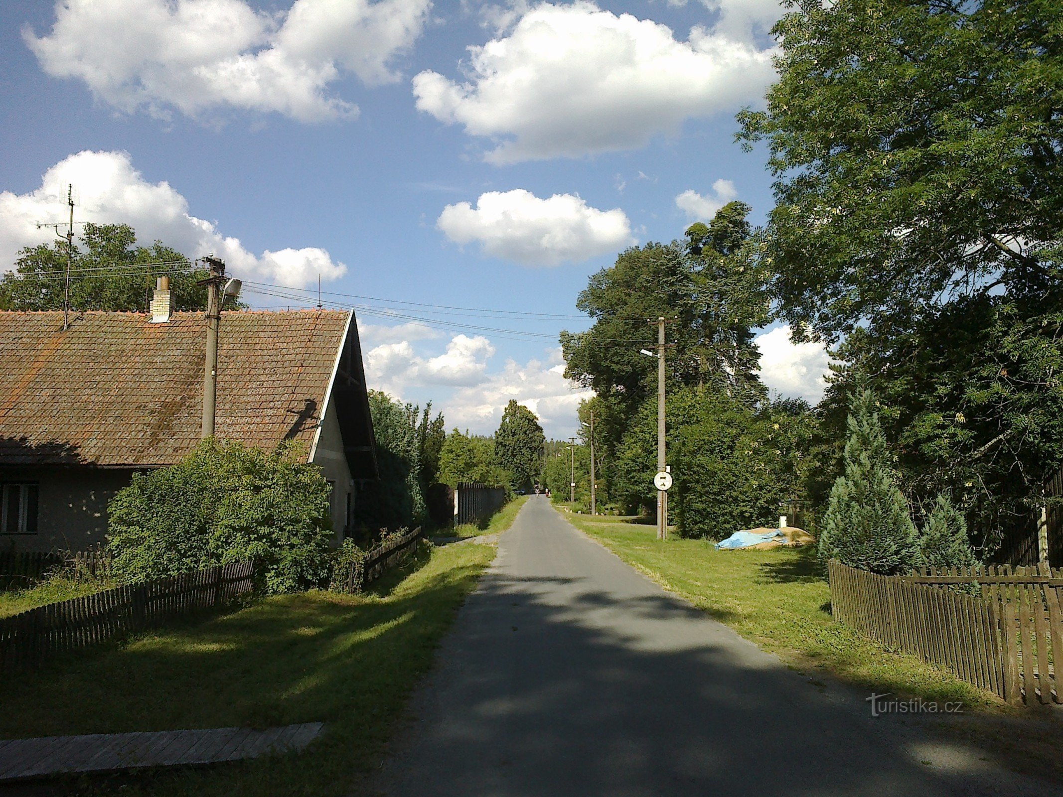 Lhotky - Blick von Březina I