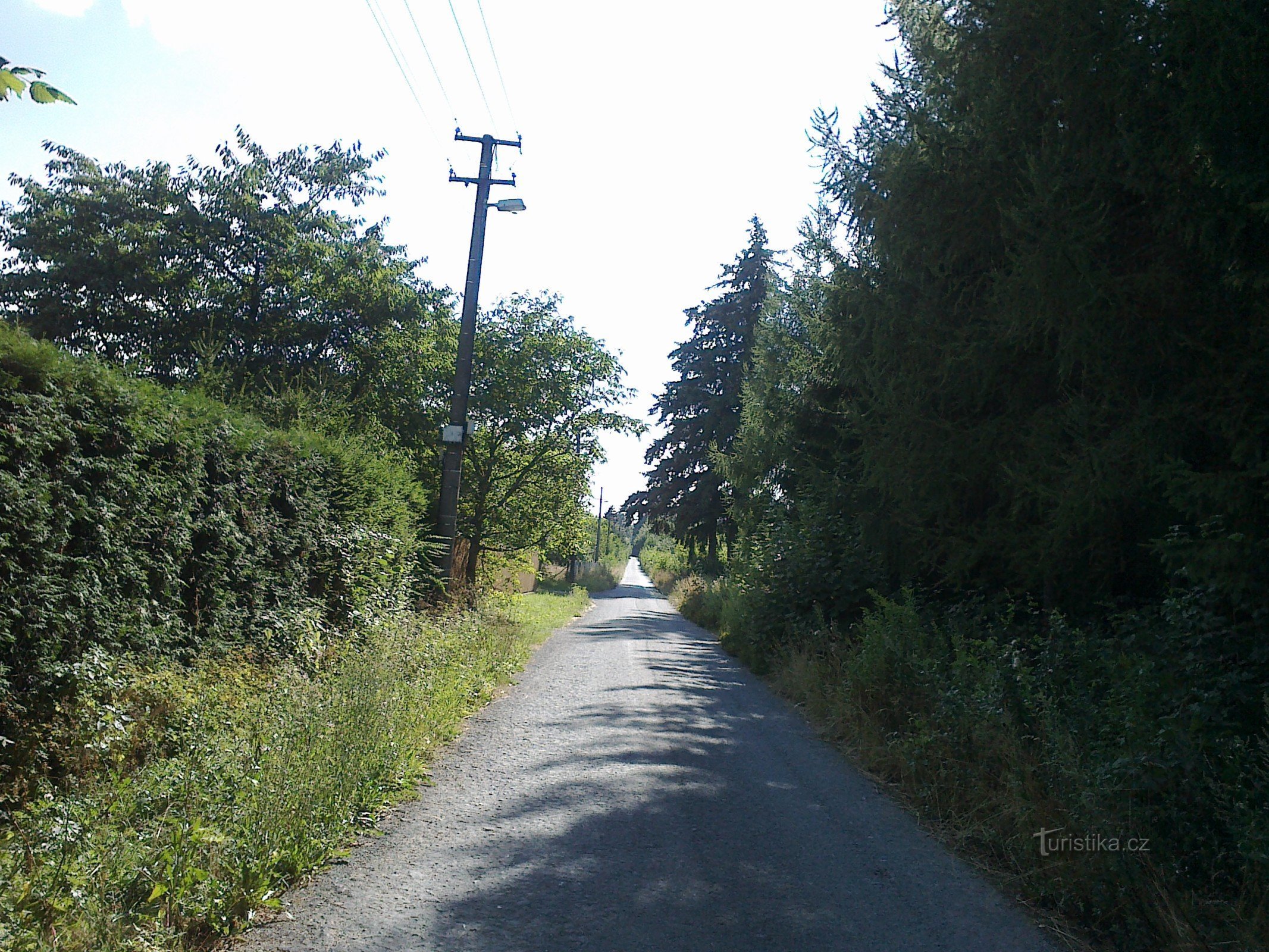 Lhotky - vista desde Bukovinka