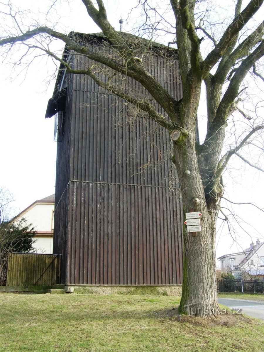 Libčany - tháp chuông bằng gỗ