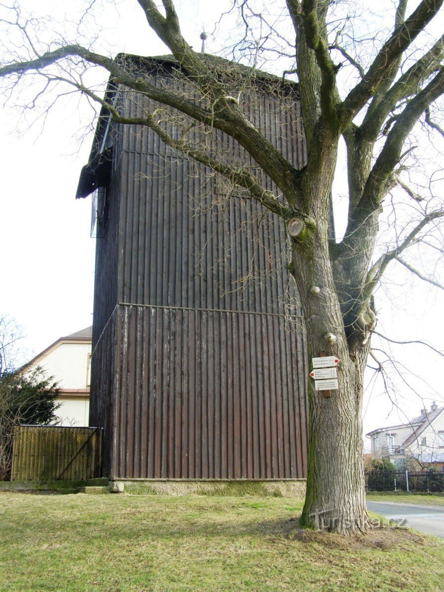 Libčany - campanile in legno