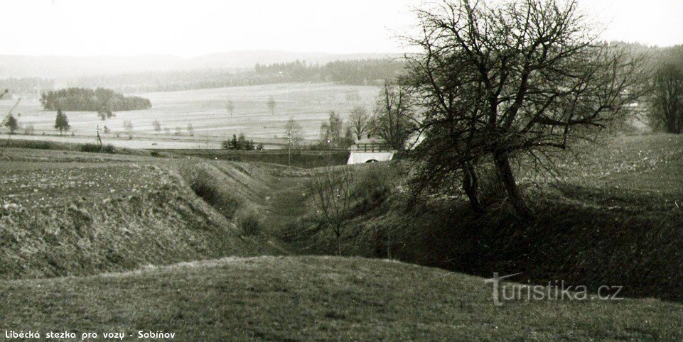 Liběcká-Weg in Sobínov