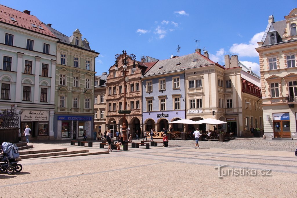 Liberec, náměstí Dr. E. Benes