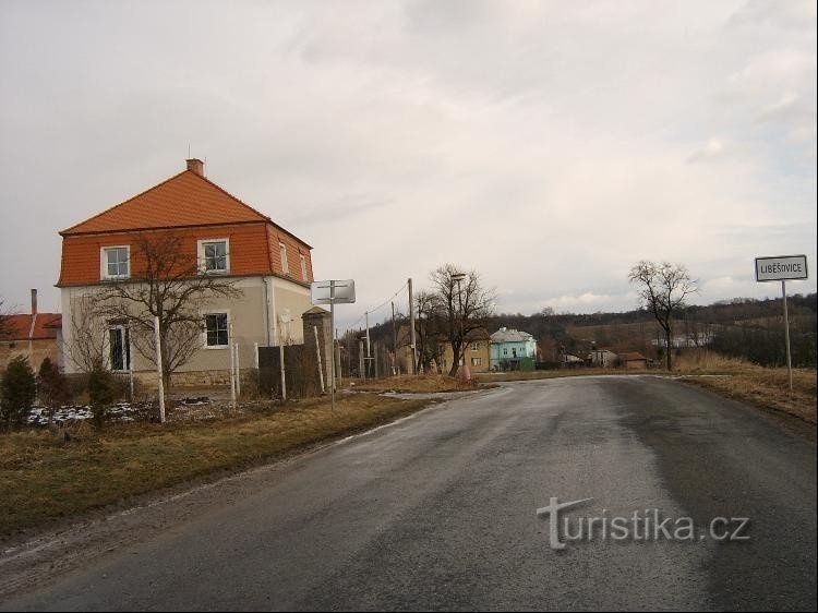 Liběšovice desde el suroeste