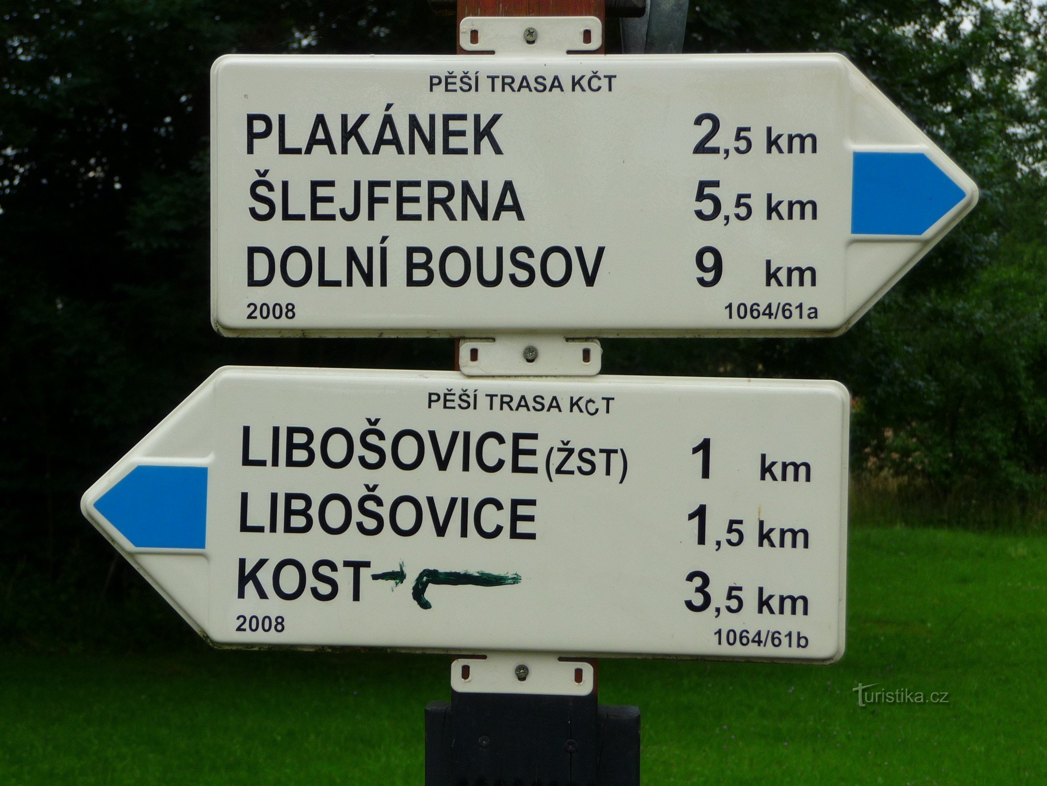 Libošovice, Neprivěc - Vesec u Sobotka - Plakánek-völgy - Kost vára