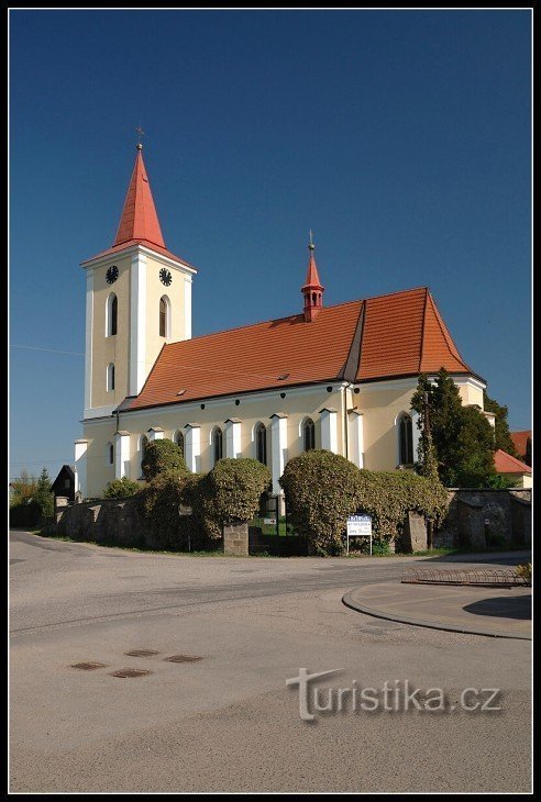 Libošovice templom
