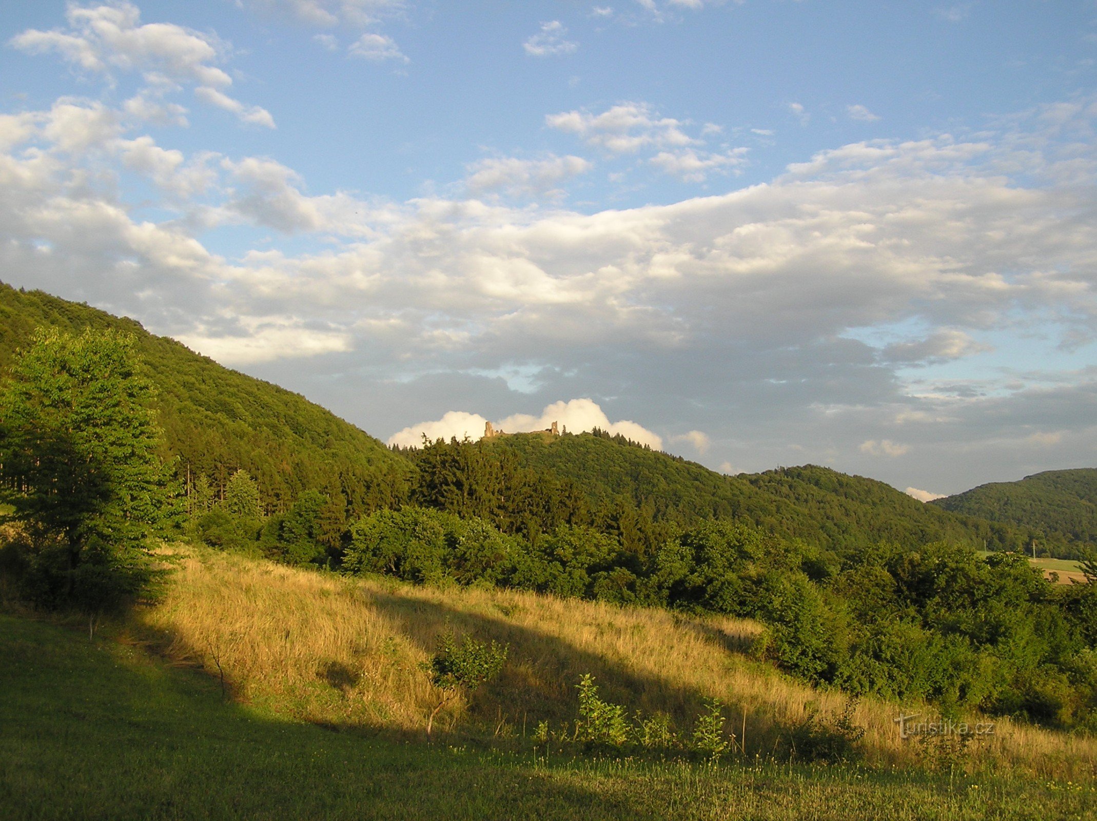 Lichnice met de bergkam van het IJzergebergte - František Bárta