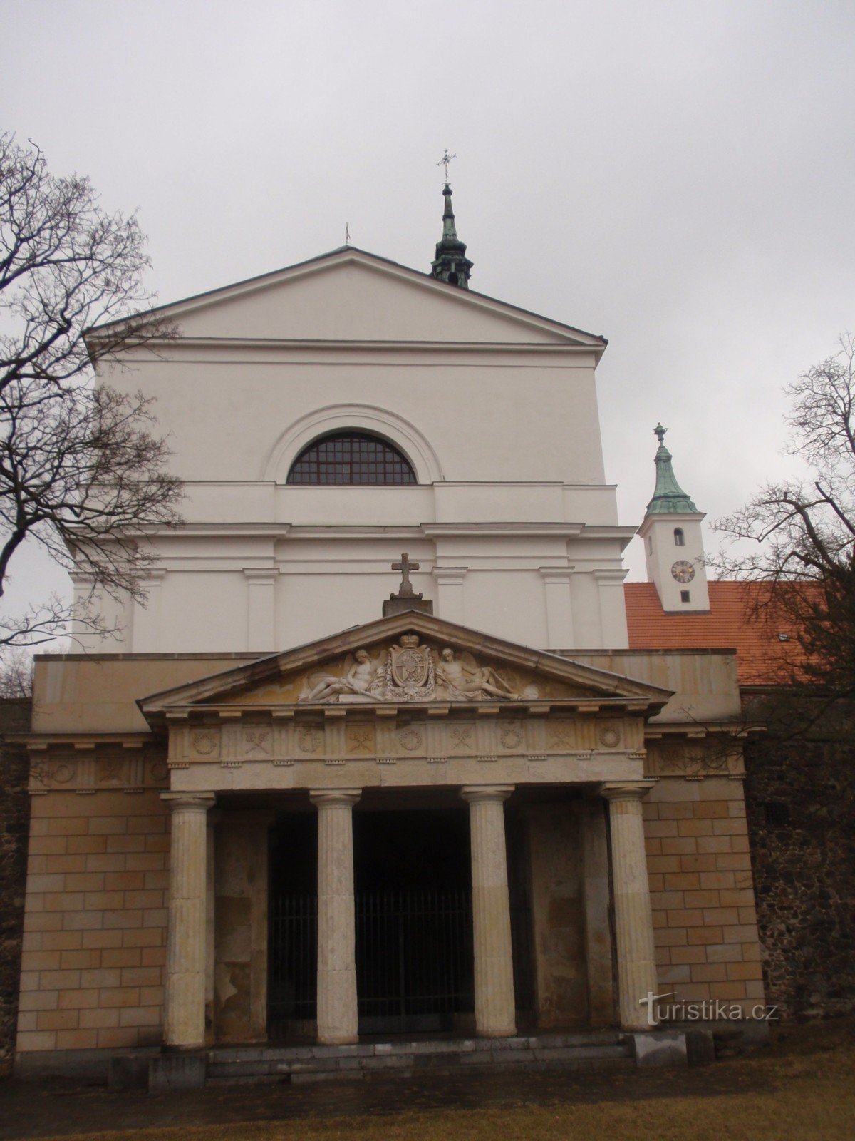 Liechtenstein grav i Vranov nær Brno