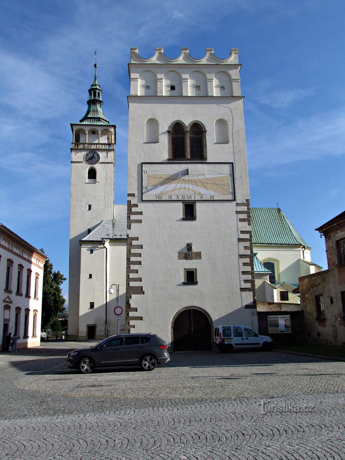 Lipník nad Bečvou - relógio de sol histórico