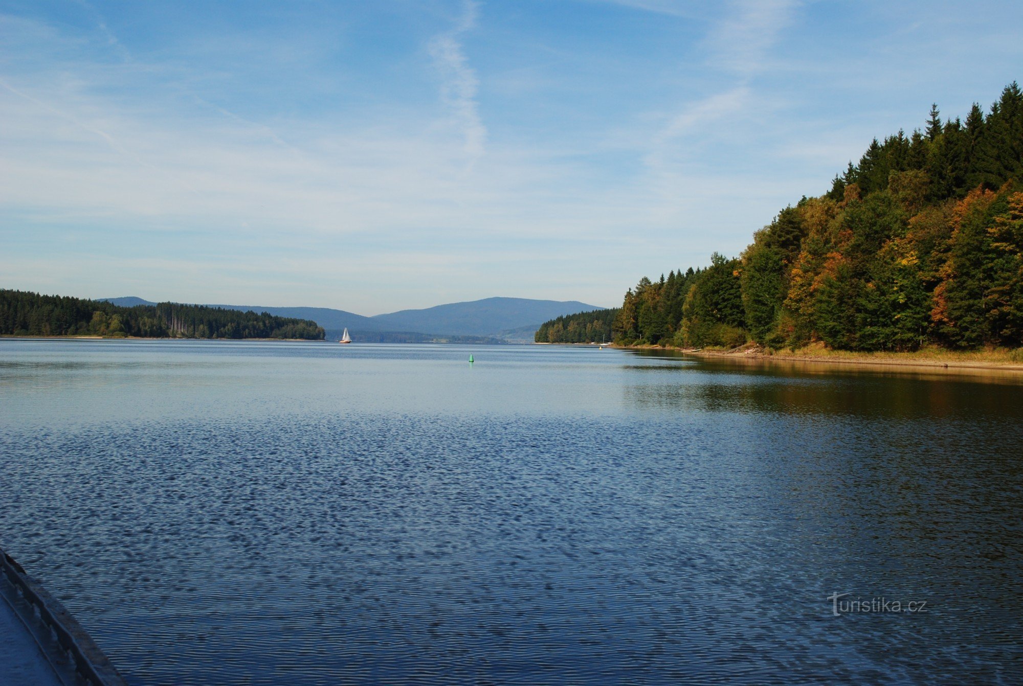 Lipno fra damperen