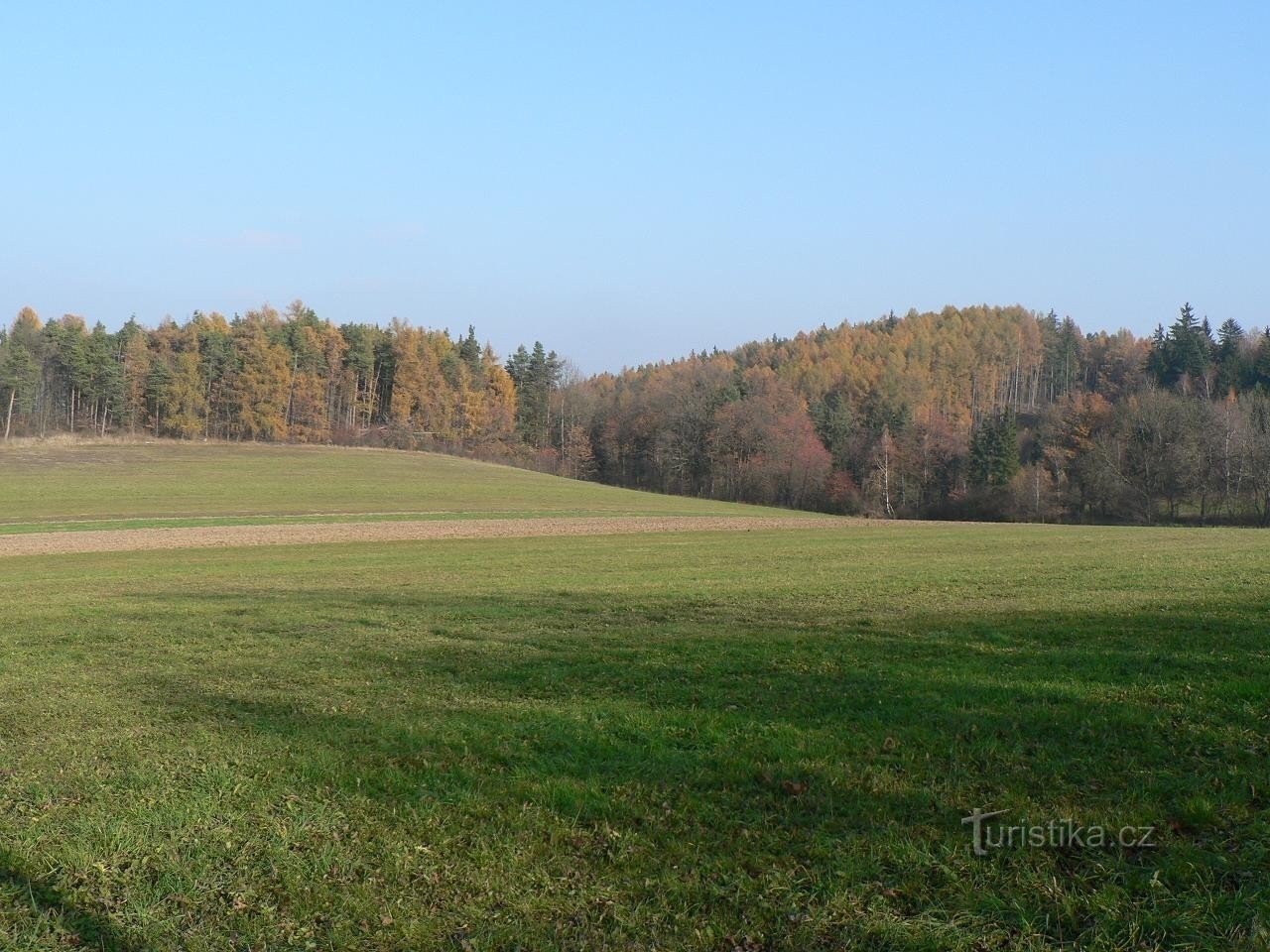 Lípová Lhota, øst for landsbyen