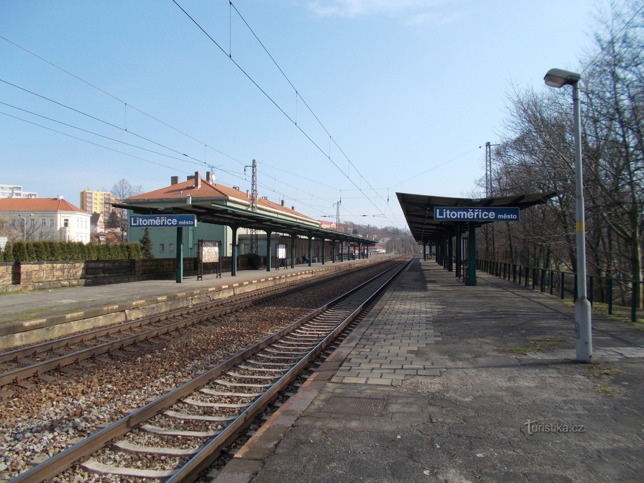 Orașul Litoměřice - gară