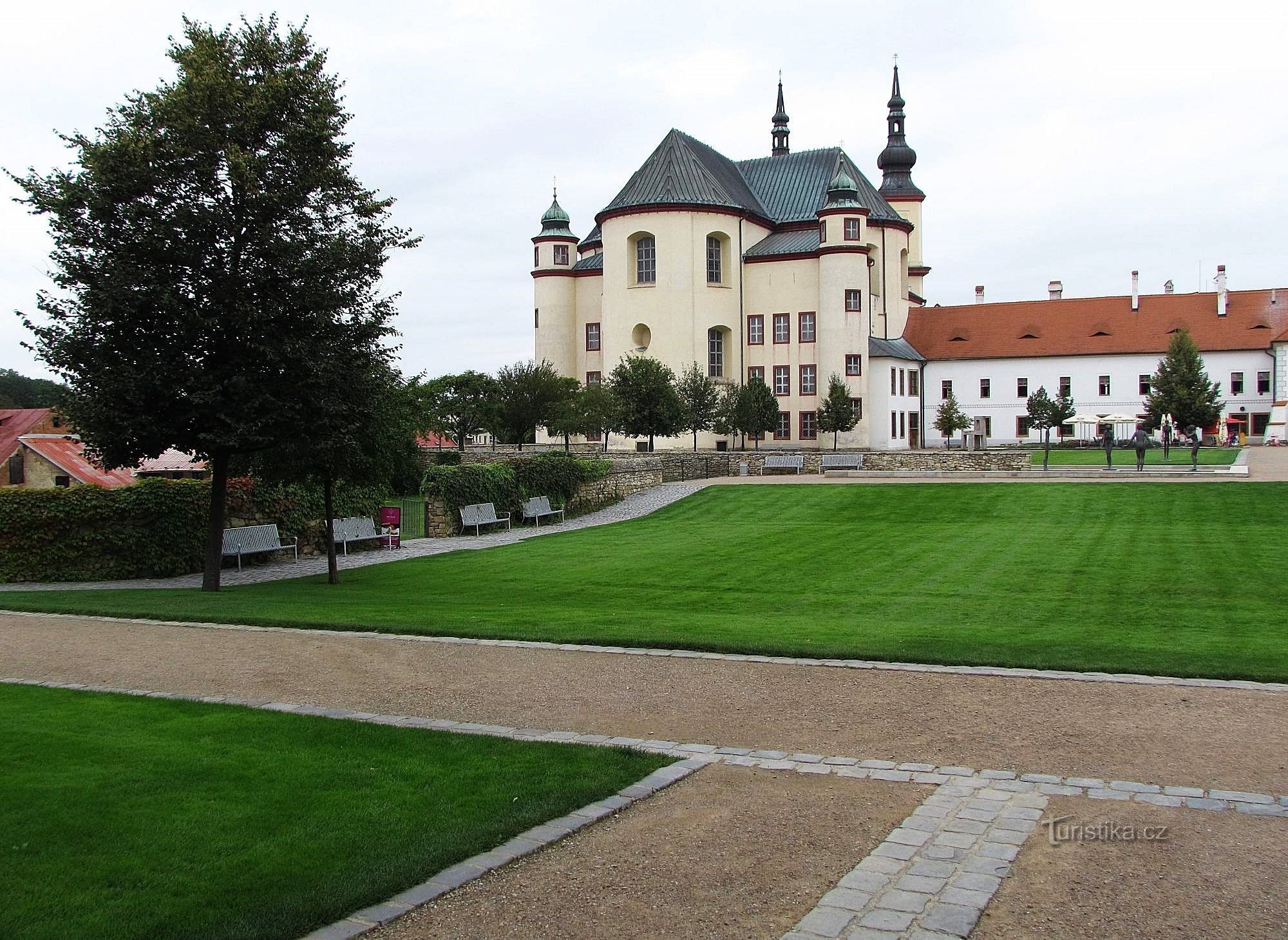 Litomyšl - Giardini del monastero