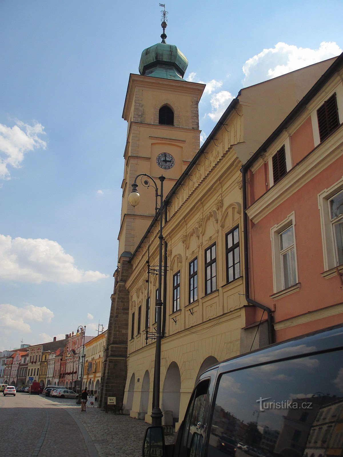 Litomyšl - Smetana-Platz und Burg