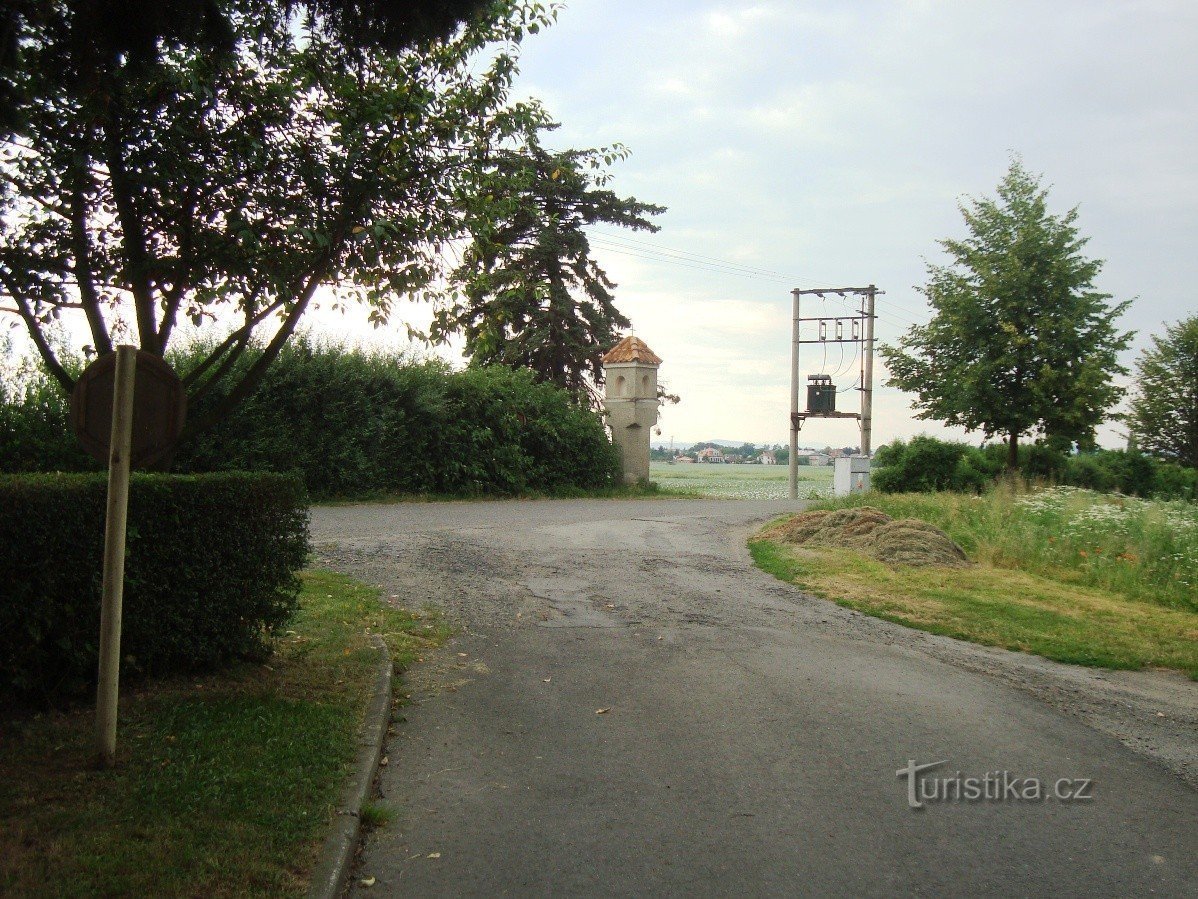 Litovel - tourment de pierre de Dieu au cimetière - Photo: Ulrych Mir.