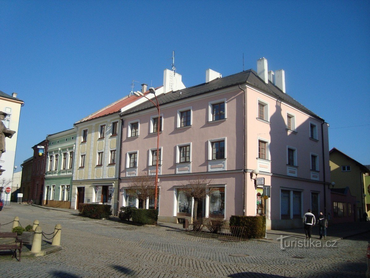 Litovel-náměstí Přemysl Otakar II.-Centro de informações-Foto: Ulrych Mir.