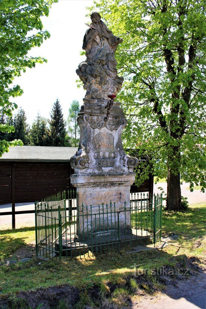 Lobendava, socha sv. Jana z Nepomuku