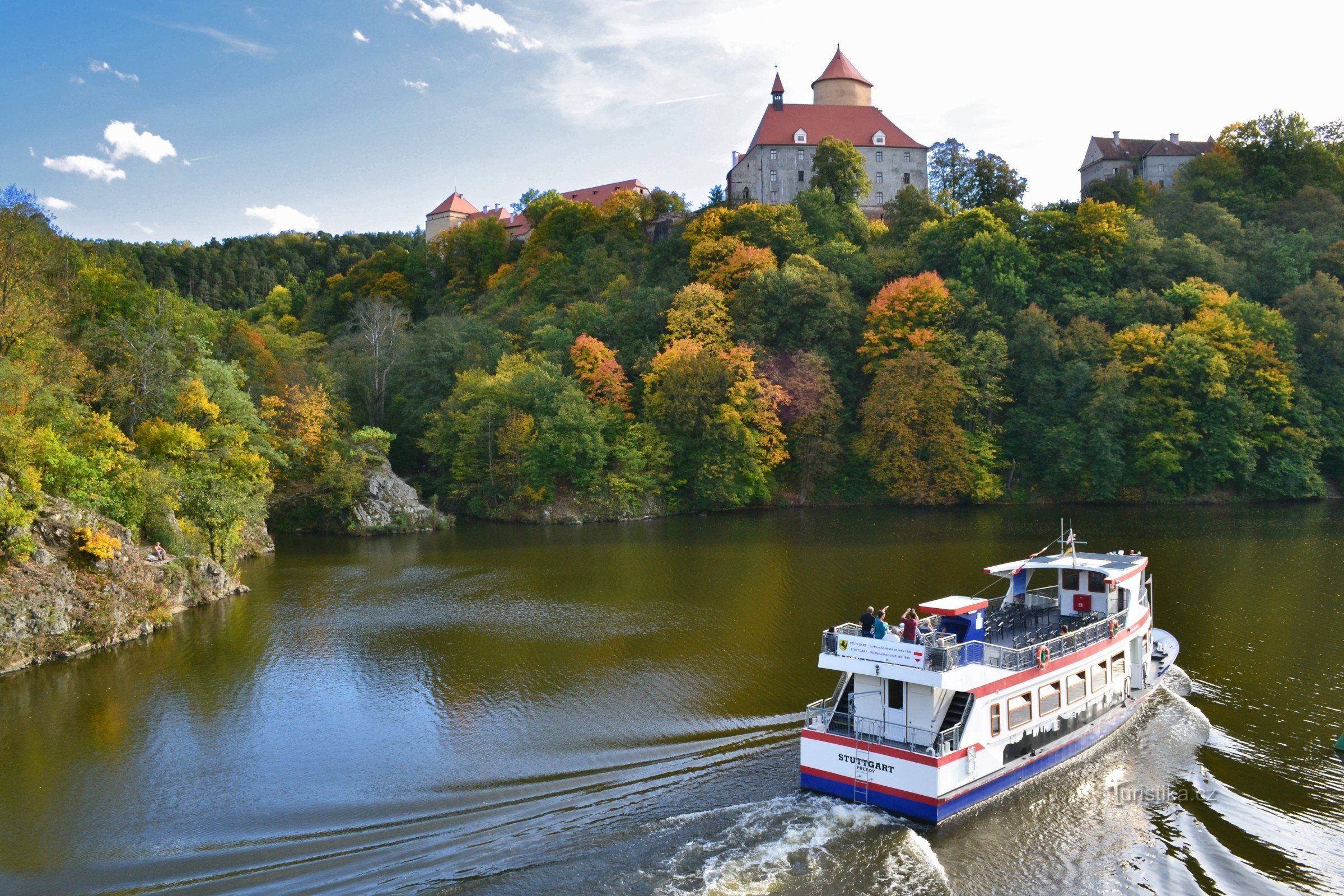 Schifffahrt auf dem Brünner Stausee