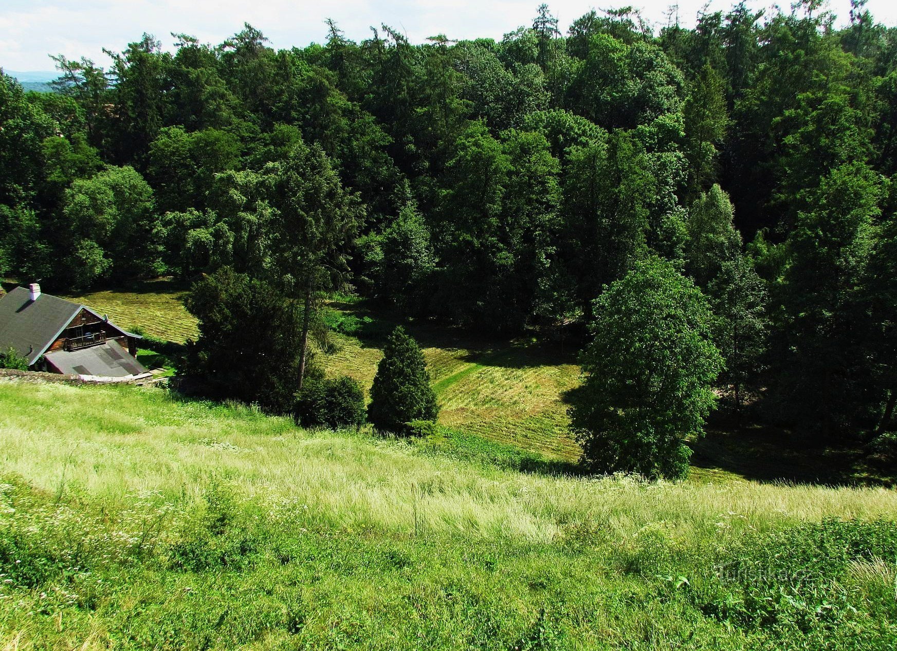 Podkostelí-locatie - in Opočné