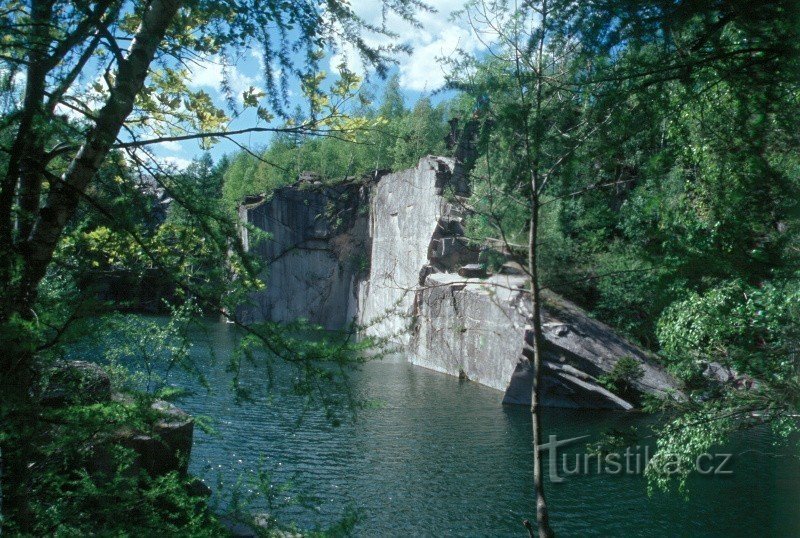 Steinbruch Rampa - Černá Voda