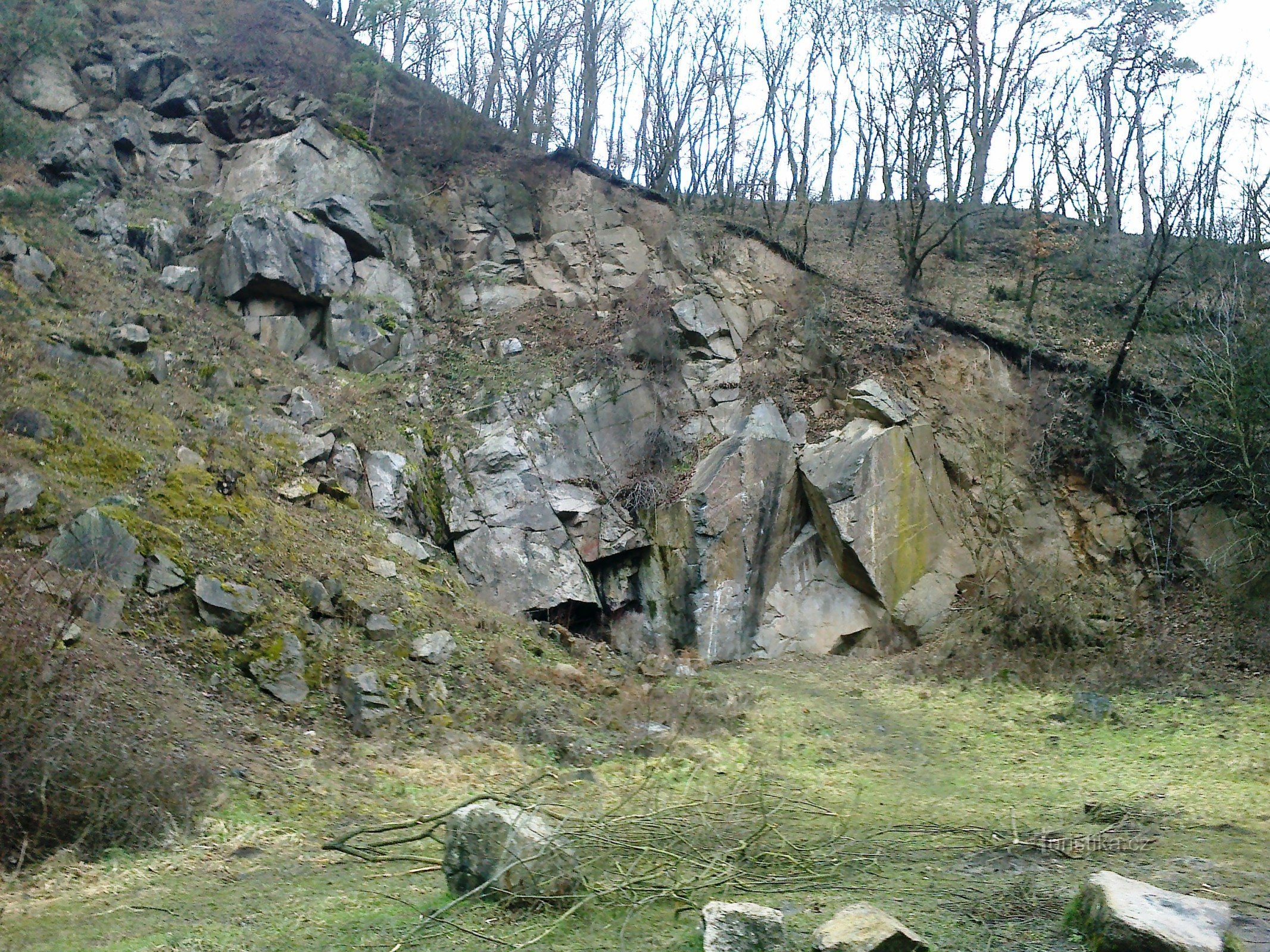 Quarry in detail