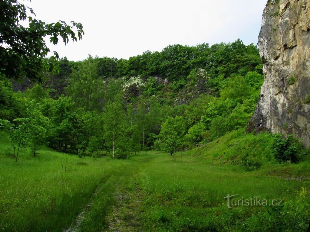 Jarov 身后的采石场和 Kobyle 的采石场