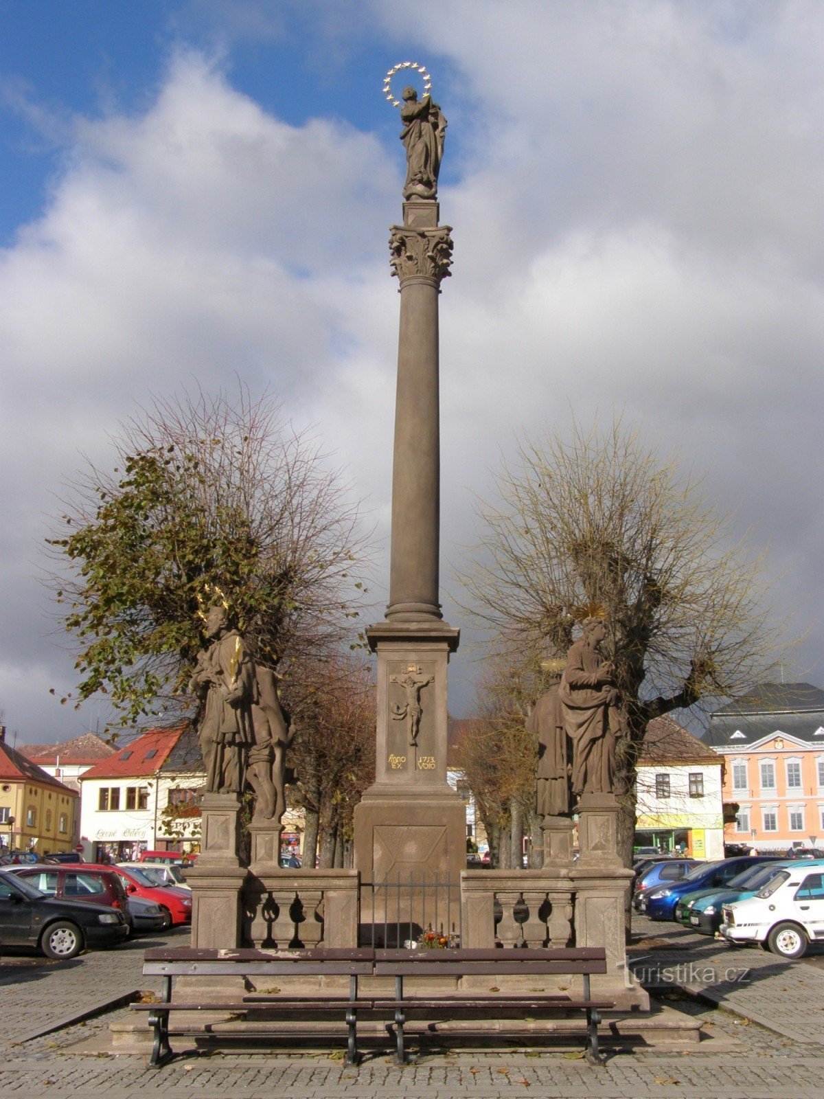 Lomnice nad Popelkou - plague column