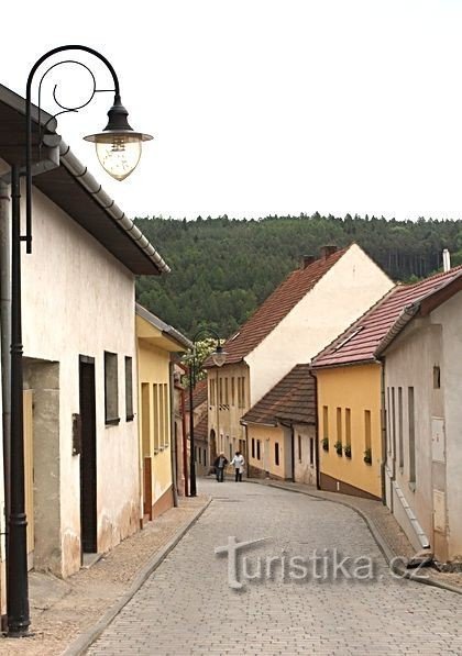 Lomnice - eine Gasse im jüdischen Viertel