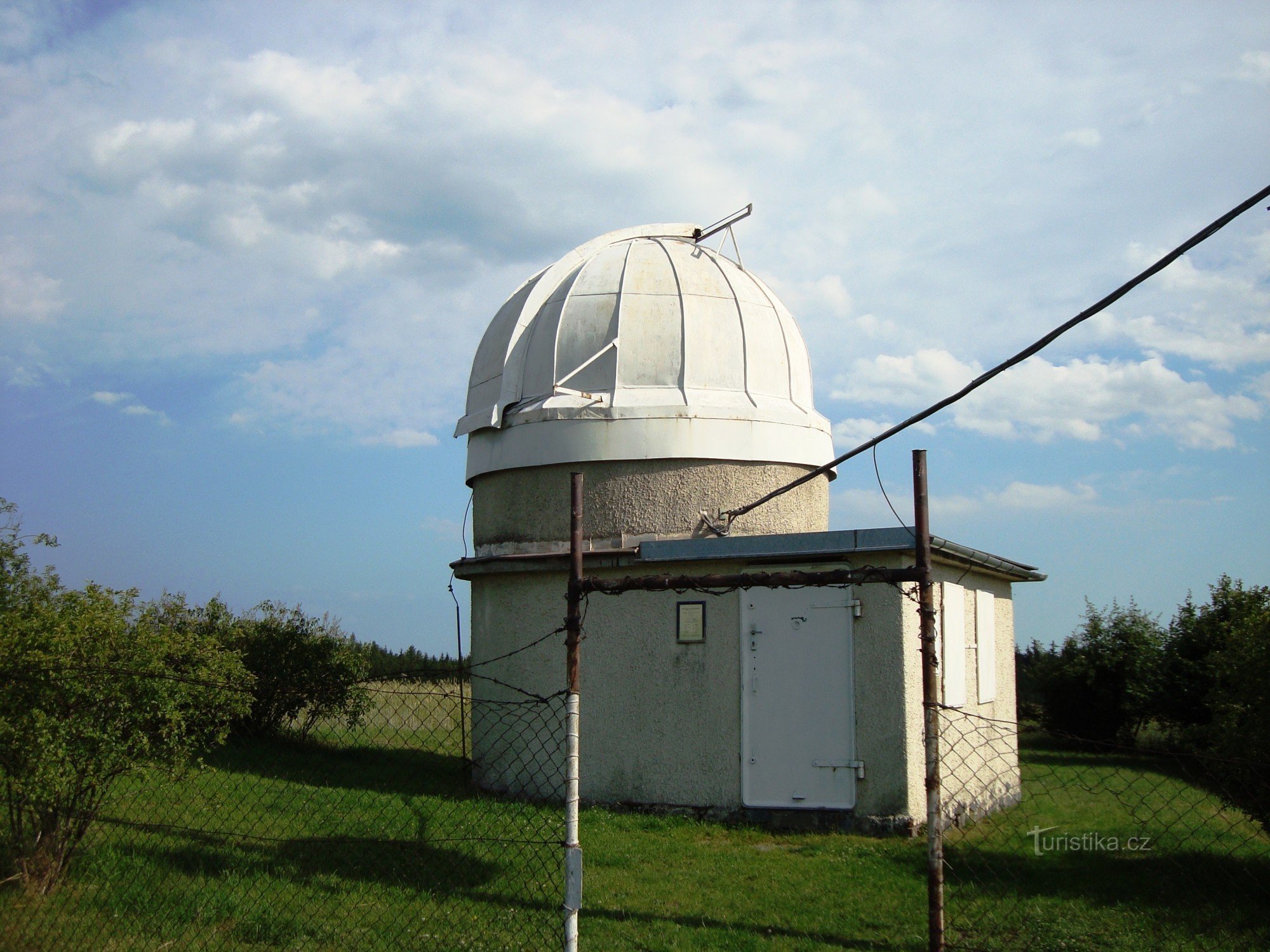 Lošov - Josef Sienel-observatorium uit 1955 - Foto: Ulrych Mir.