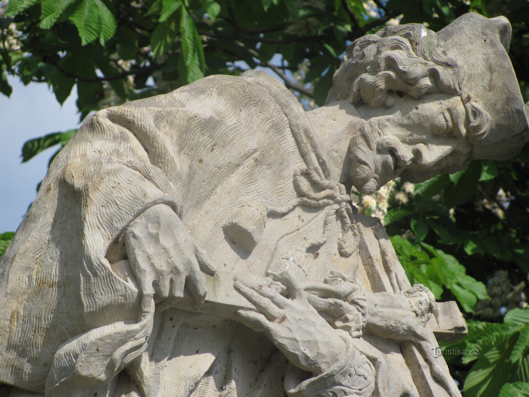 Loštice – Statue baroque de St. Jan Nepomucký (Palackého ul.)