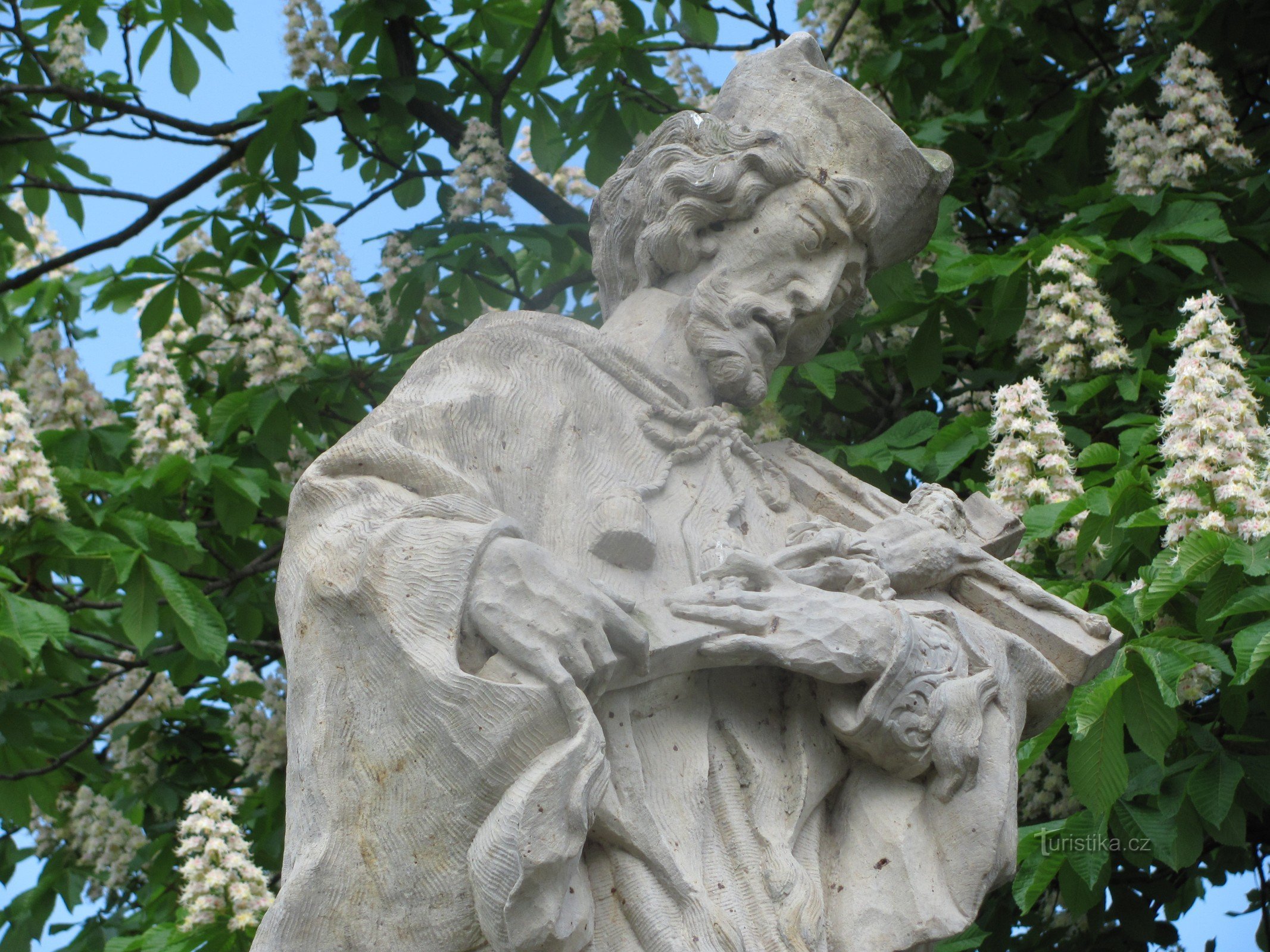 Loštice – Statue baroque de St. Jan Nepomucký (Palackého ul.)