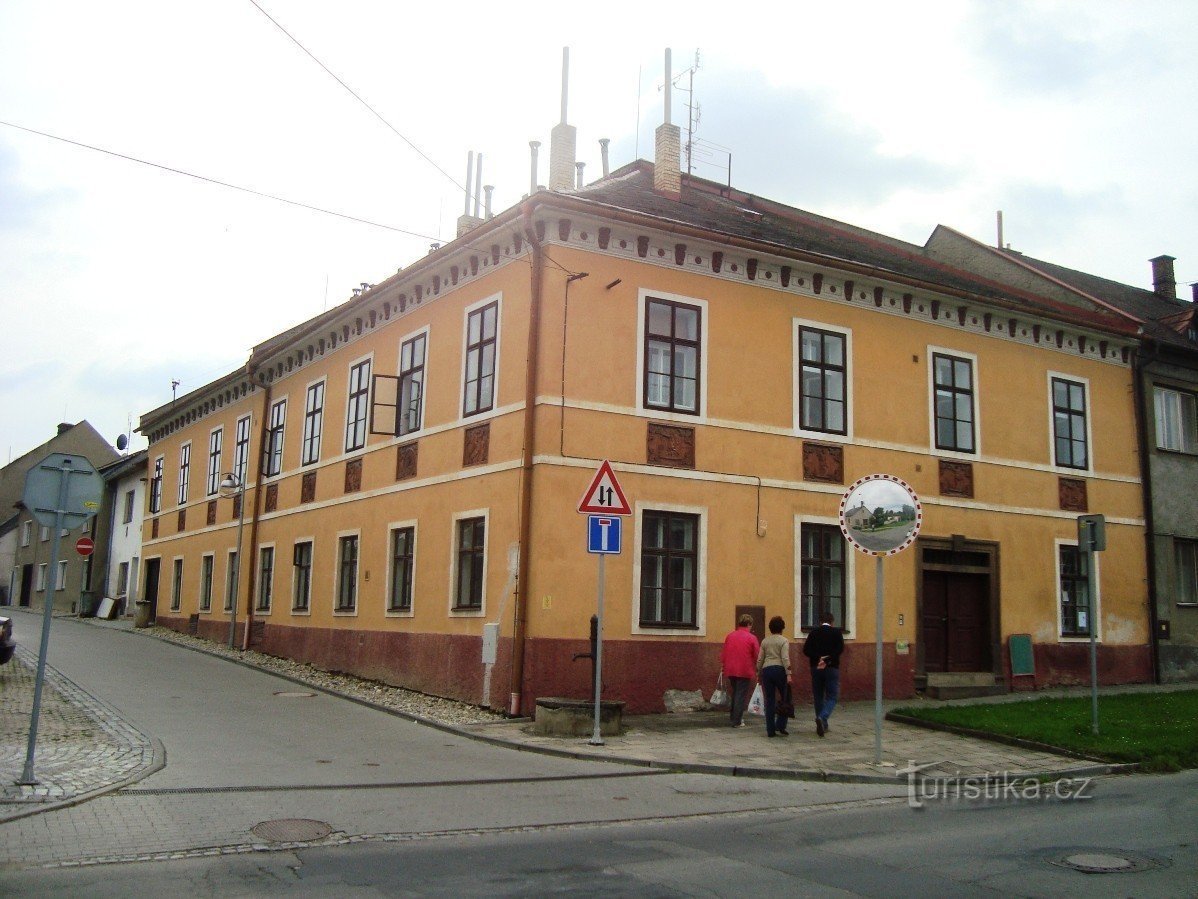 Loštice-antiga casa de malte-Foto: Ulrych Mir.