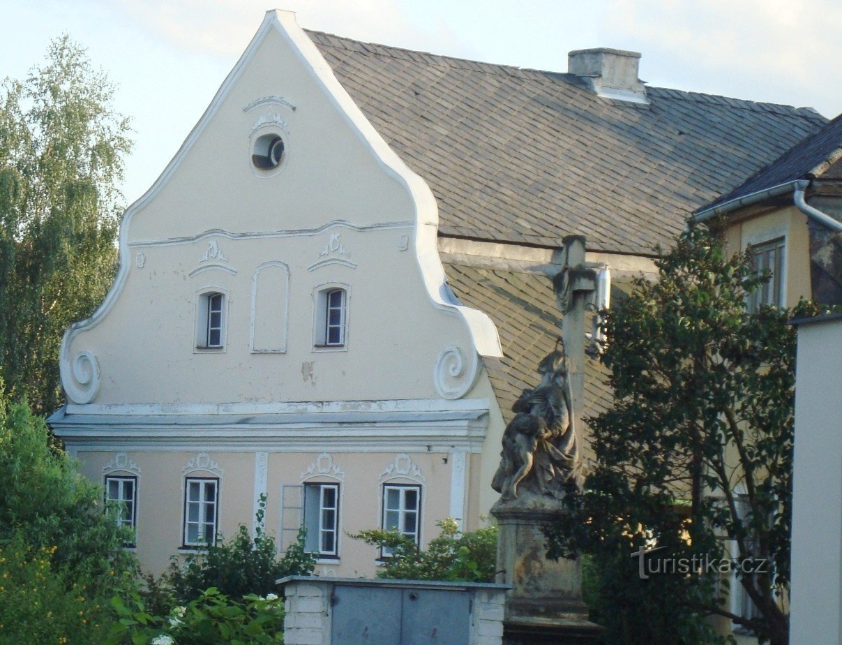 Loštice-Hradská utca-volt bőrgyár-Fotó: Ulrych Mir.