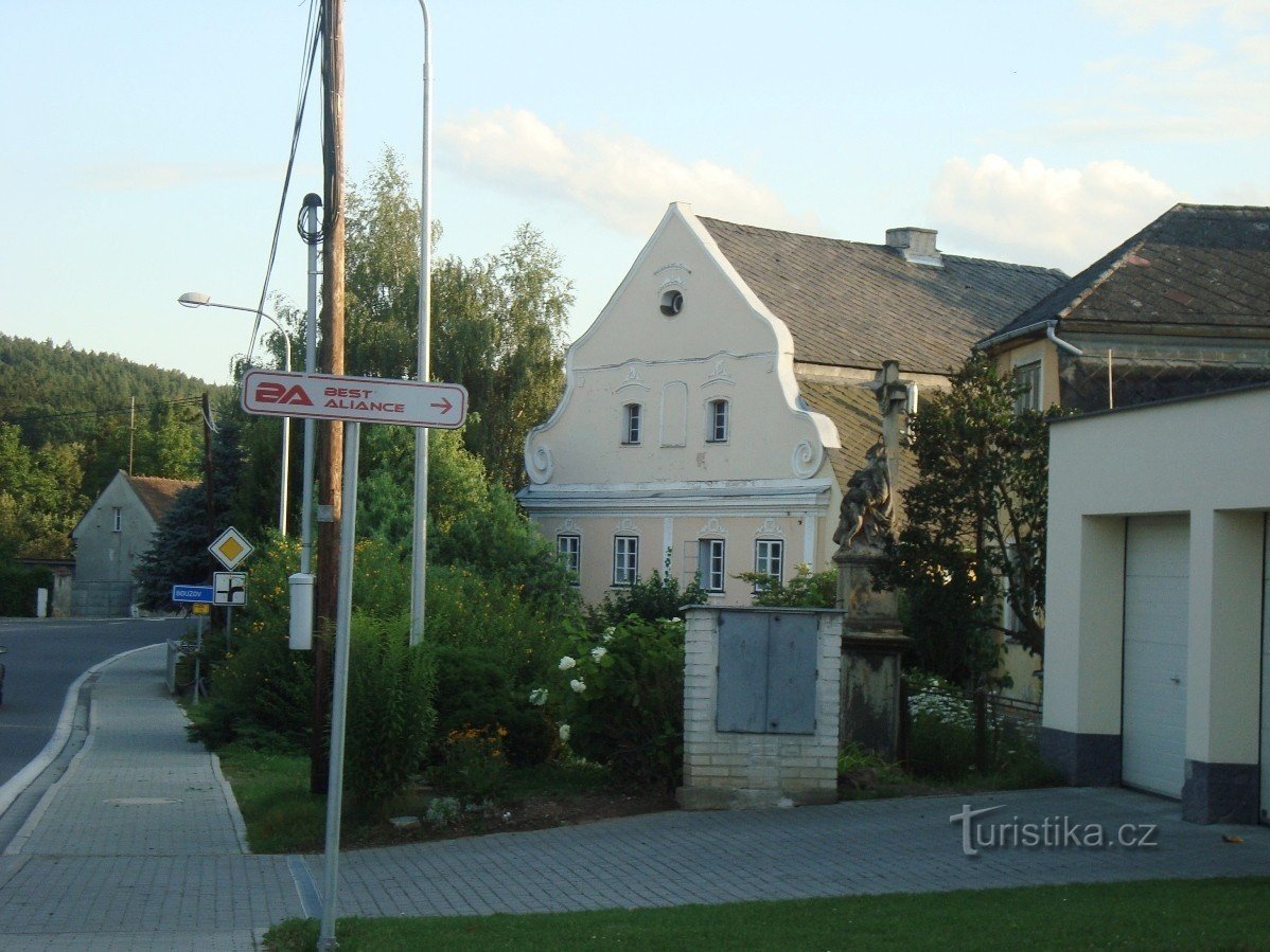 Strada Loštice-Hradská-fostă tăbăcărie-Foto: Ulrych Mir.