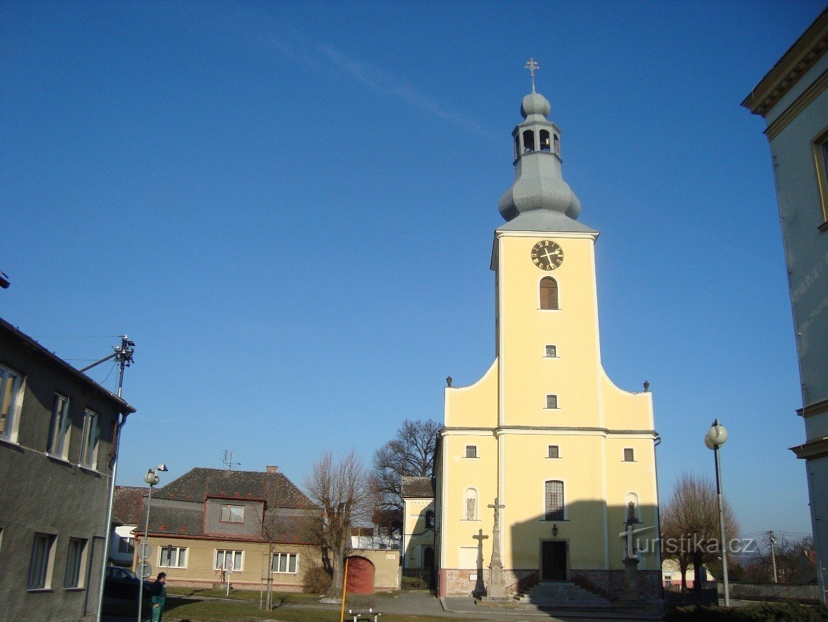 Loštice - Szent Prokop templom - Fotó: Ulrych Mir.