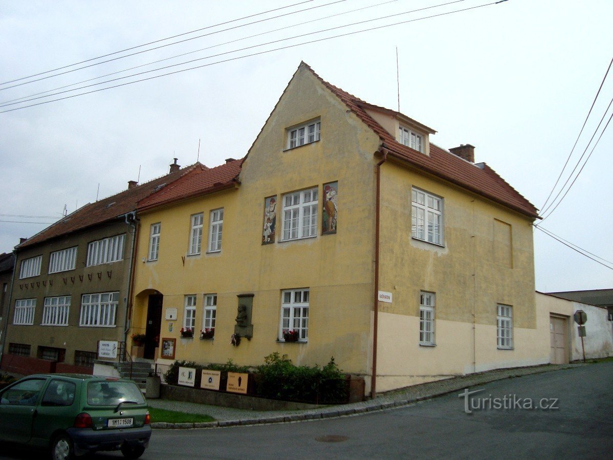 Loštice - Museum og mindesmærke for maleren Adolf Kašpar - Foto: Ulrych Mir.