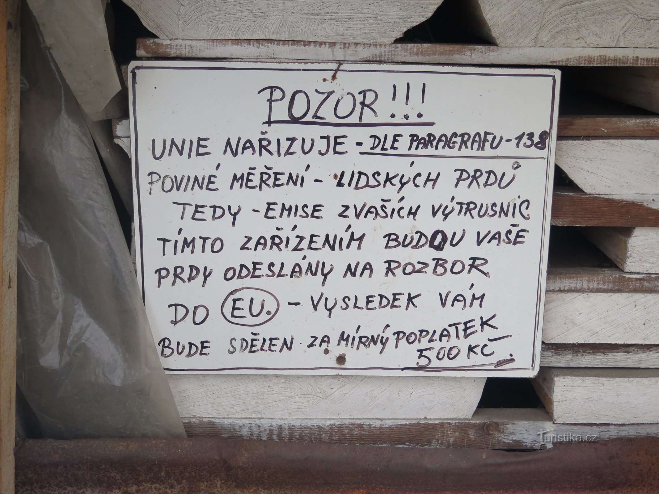 Loštice – Pruduchník, cele mai mari excremente umane și alte excremente