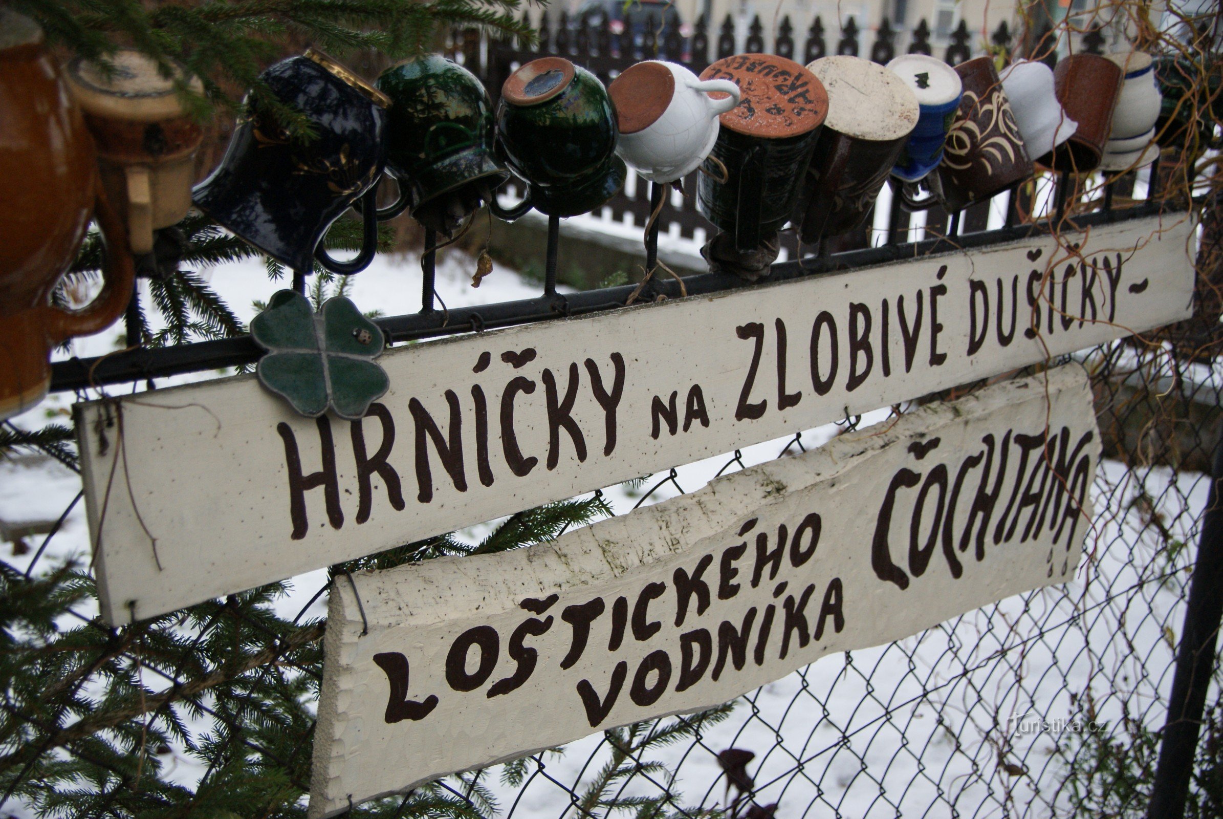 Loštice kerststal met een bezoek aan de beeldhouwer Jaroslav Beneš of Christmas Loštice