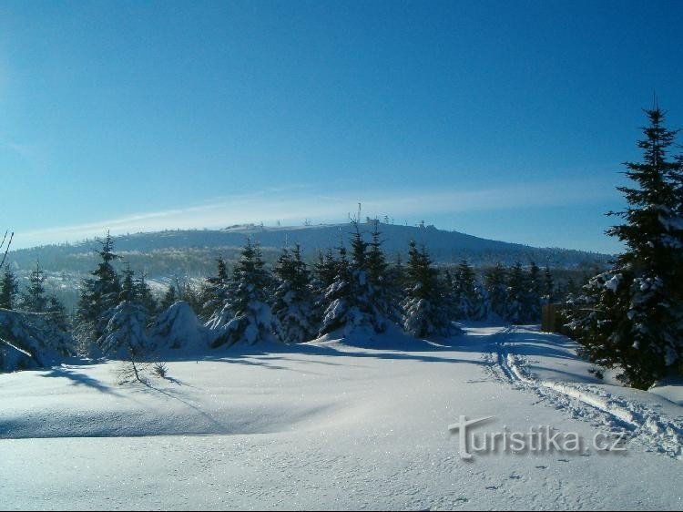 Loučná: El pico de Loučná