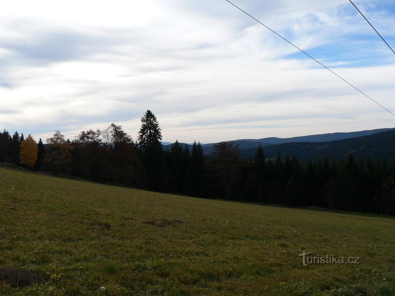 Die Wiese unter dem Hotel Hrnčíř