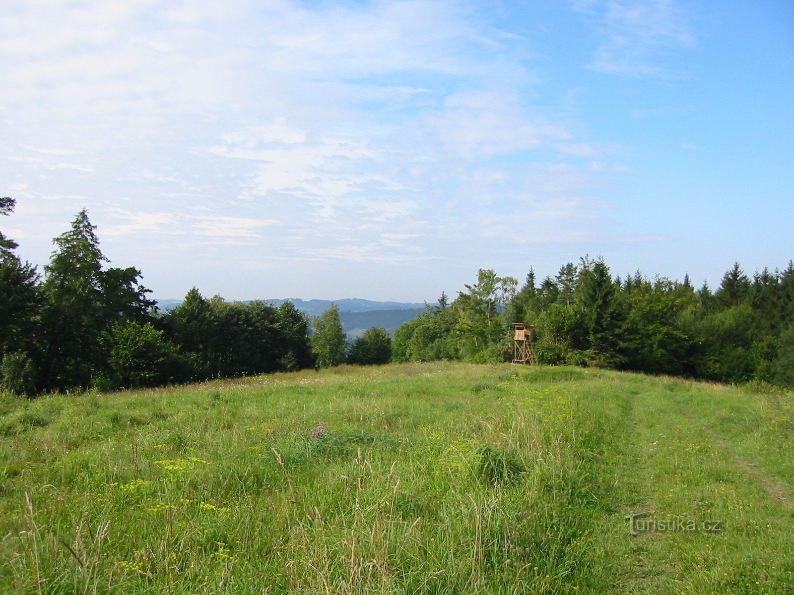 Prado atrás de Dřevojánky