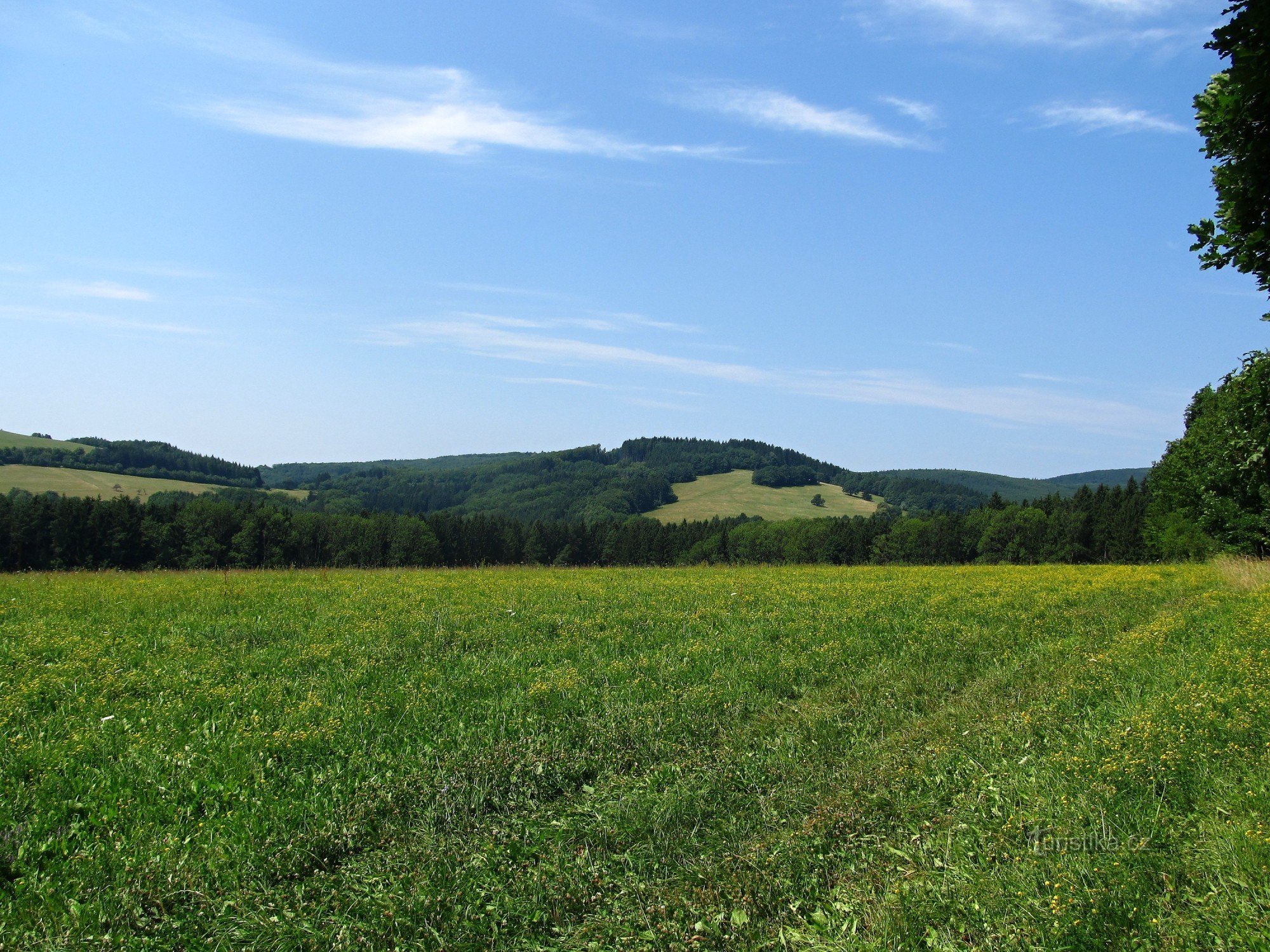 Prados acima de Brumov