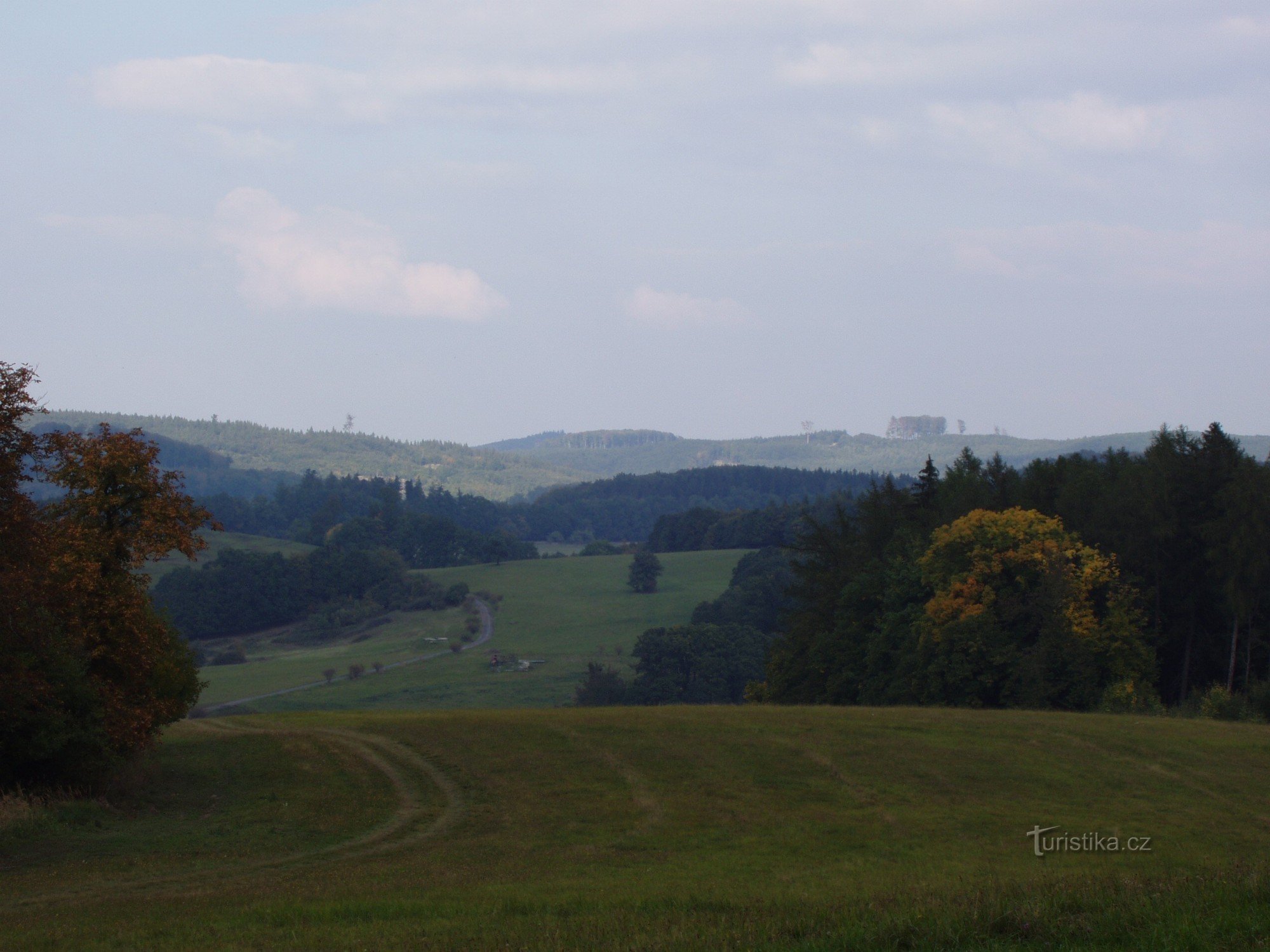 Wiesen oberhalb von Stupavou