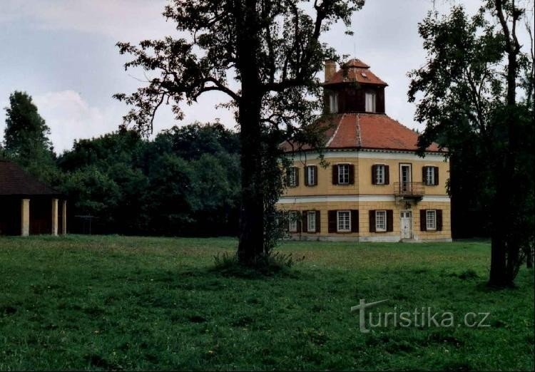 Aleje hunting lodge: In the woods near Stonařovo